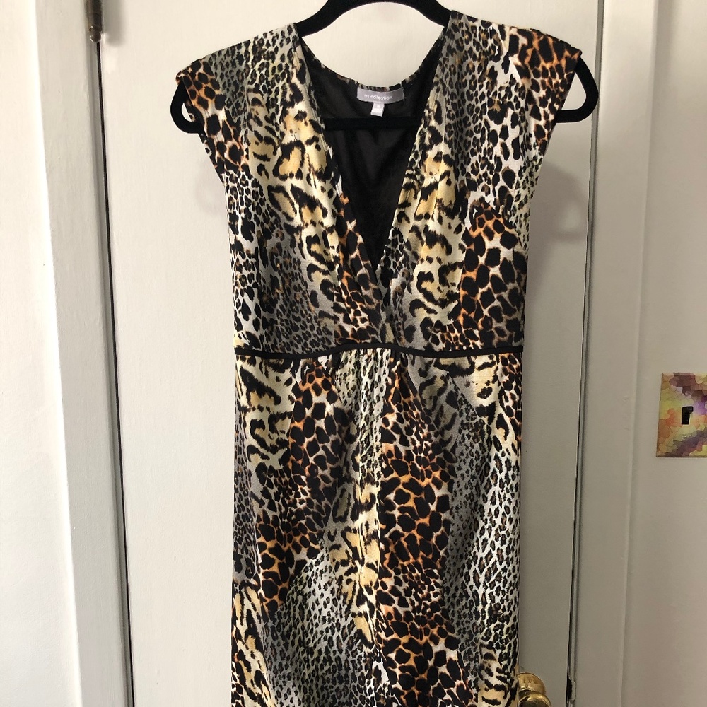 Leopard print party dress